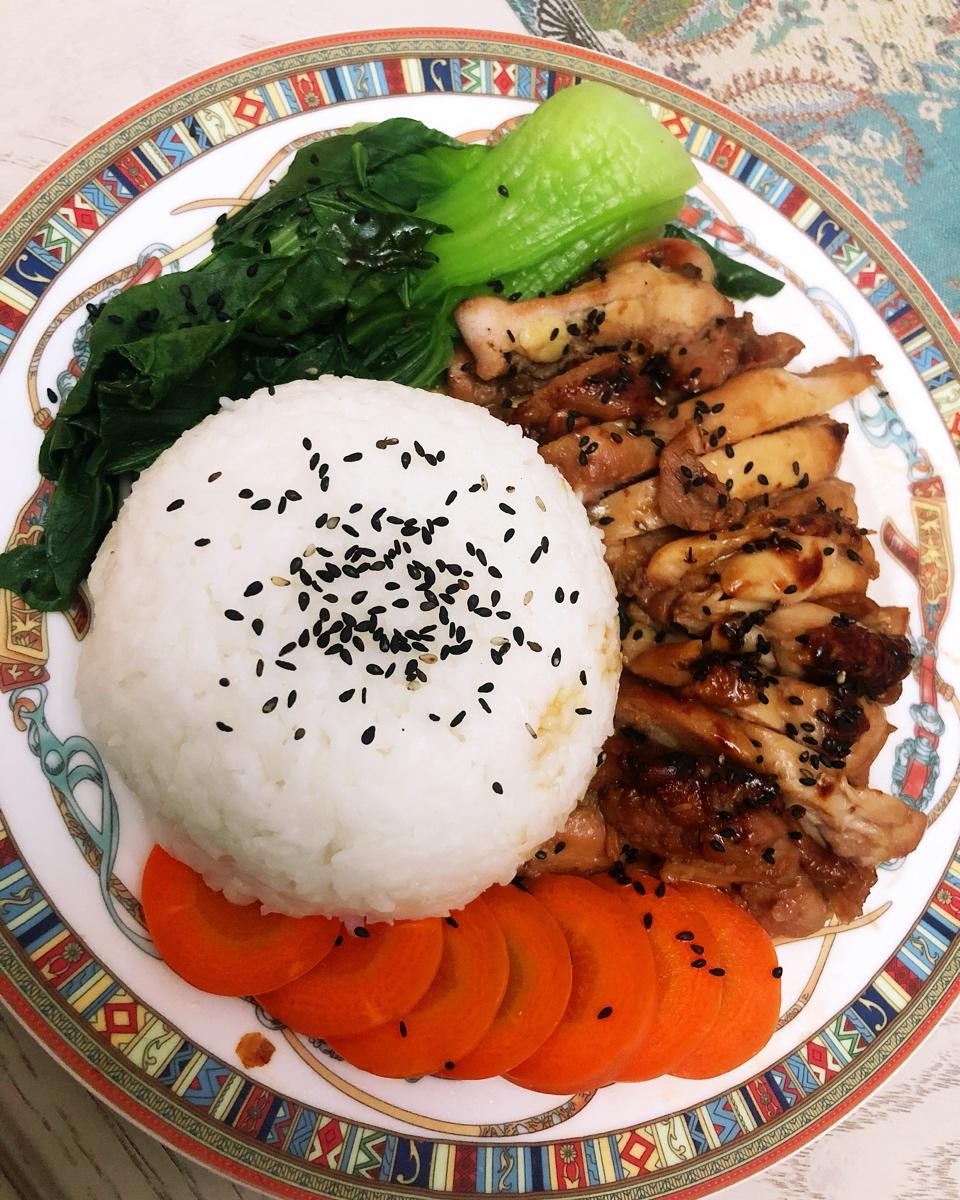 照烧鸡腿饭