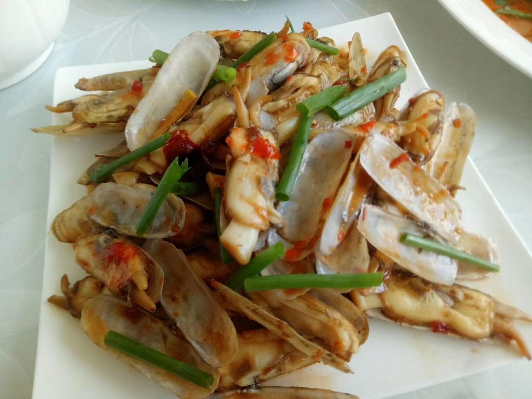 爆炒蛏子