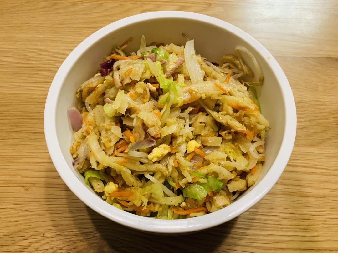 陕西私房炒饼[内附饼丝做法]