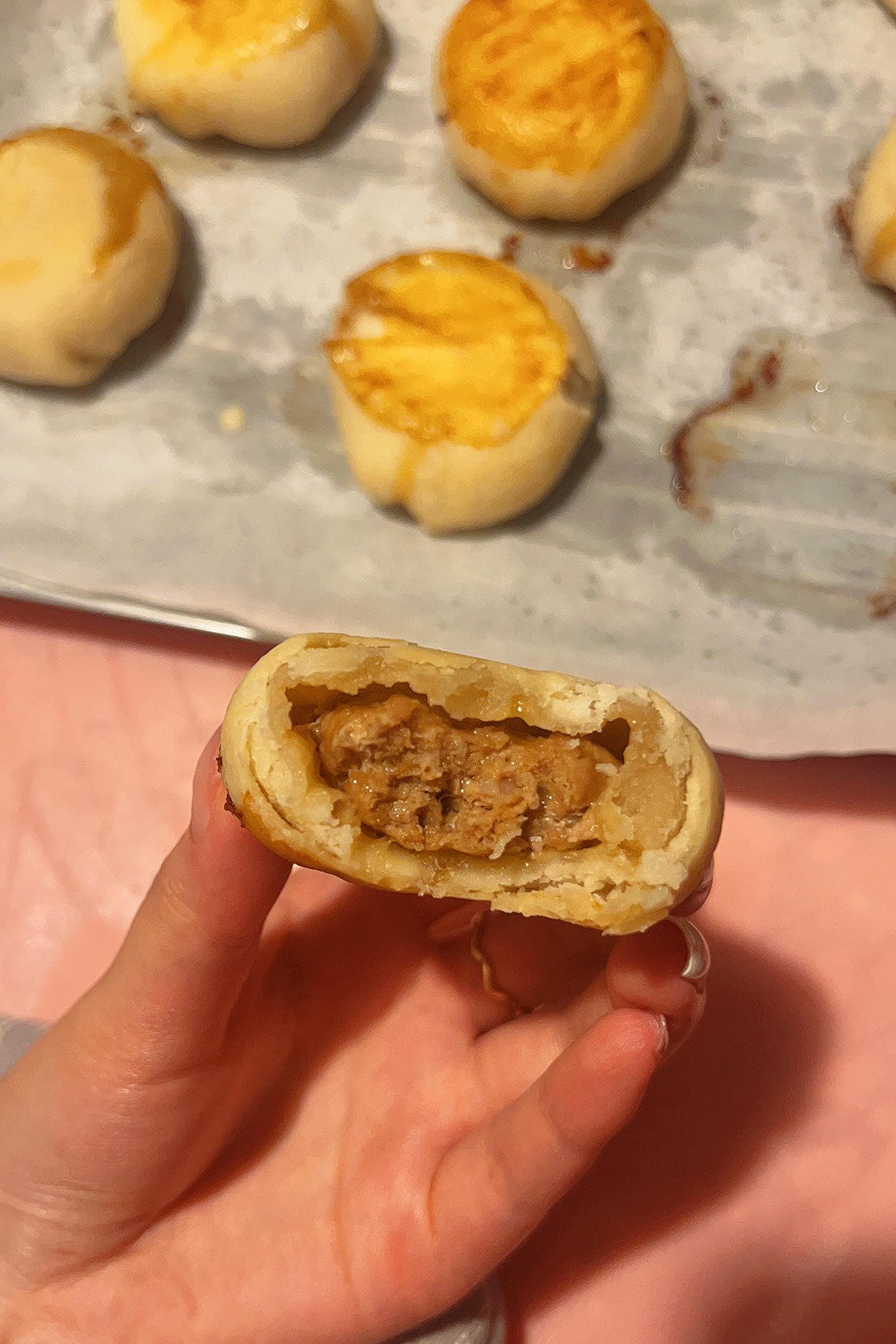 【鲜肉月饼】秋天的第一颗月饼，一口爆汁，酥香掉渣！