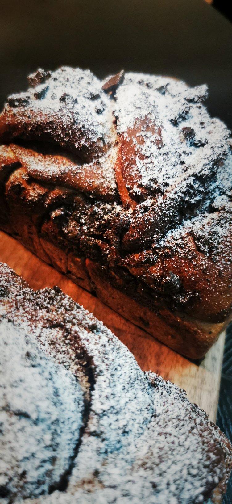 雪山巧克力吐司（巧克力奥利奥吐司面包）