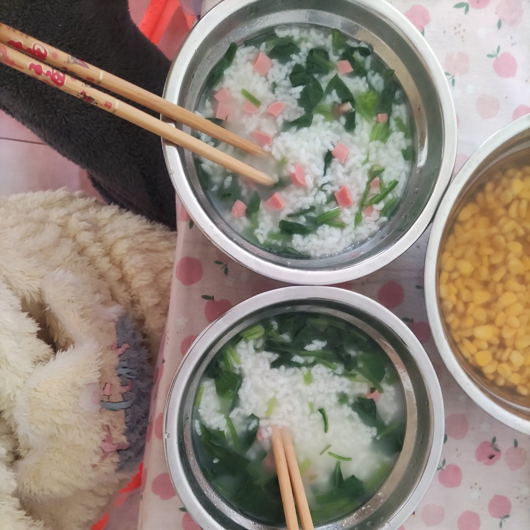 【素食】菠菜粥