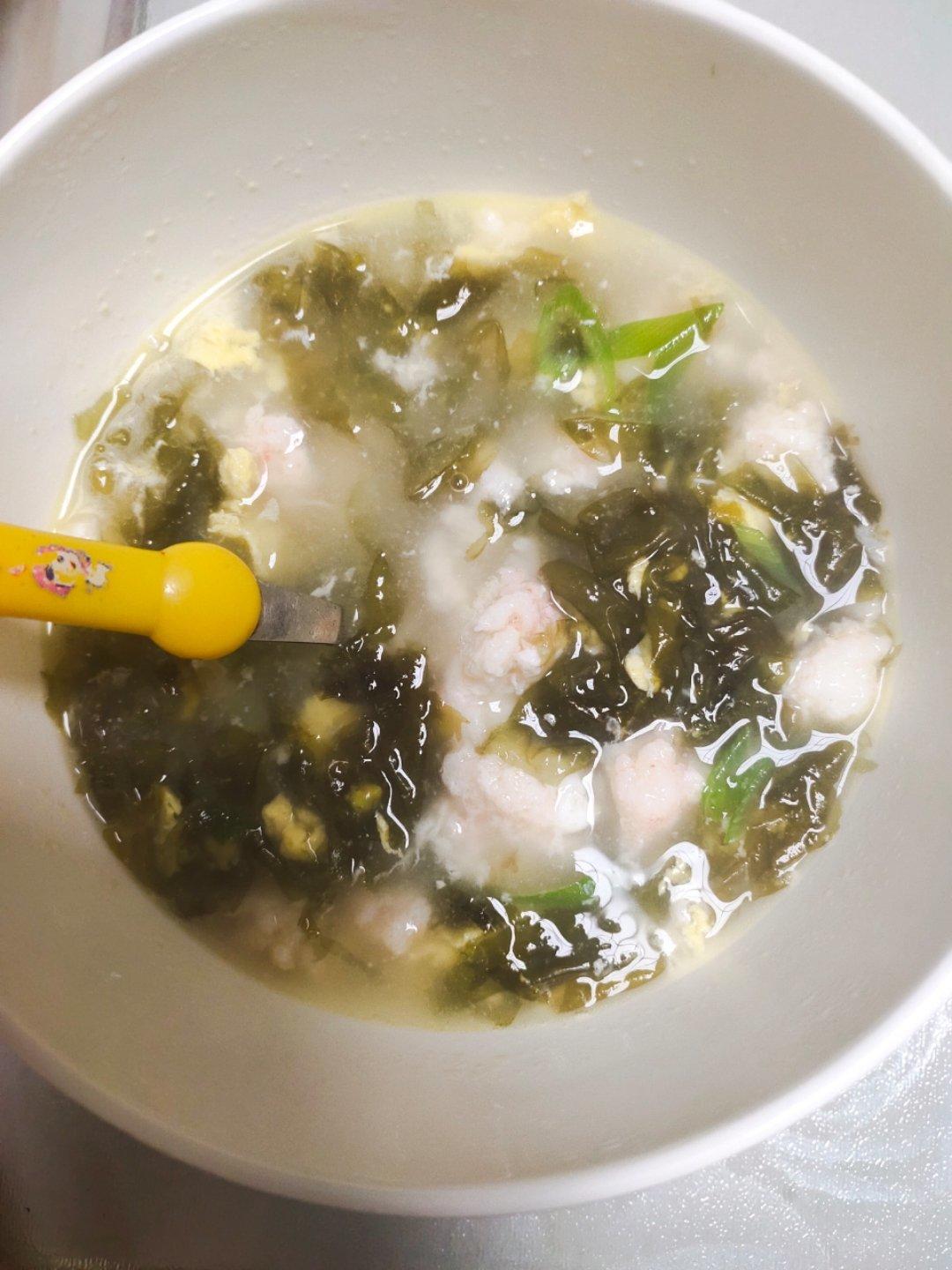 紫菜虾滑汤