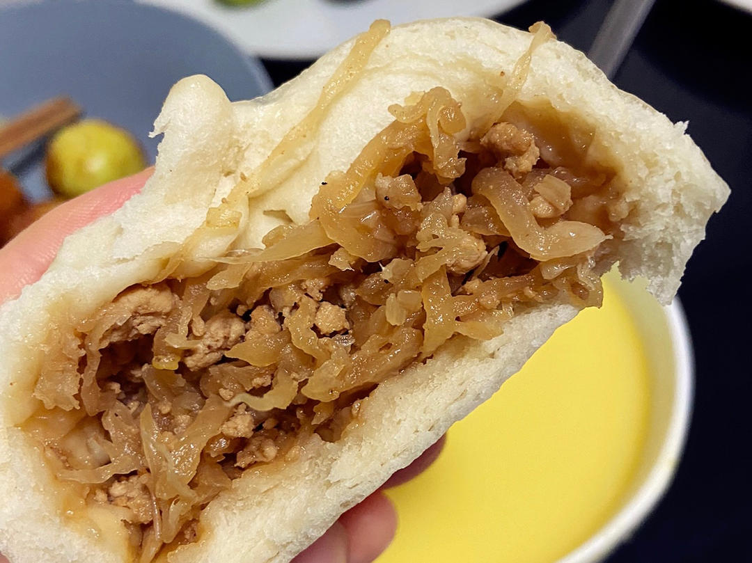 萝卜丝肉沫包子