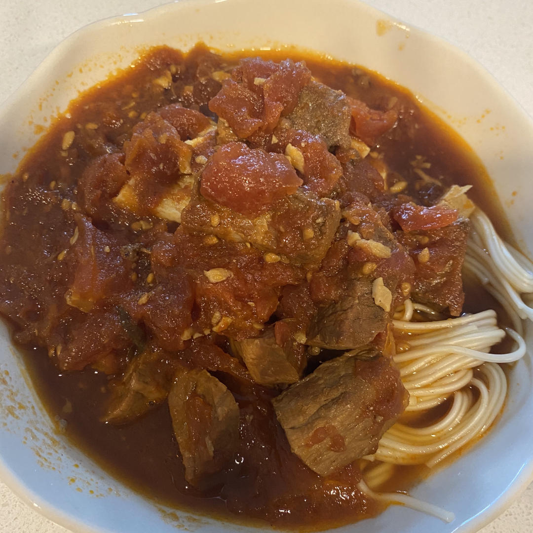 炖牛肉和原汤牛肉面（懒人电饭锅版）