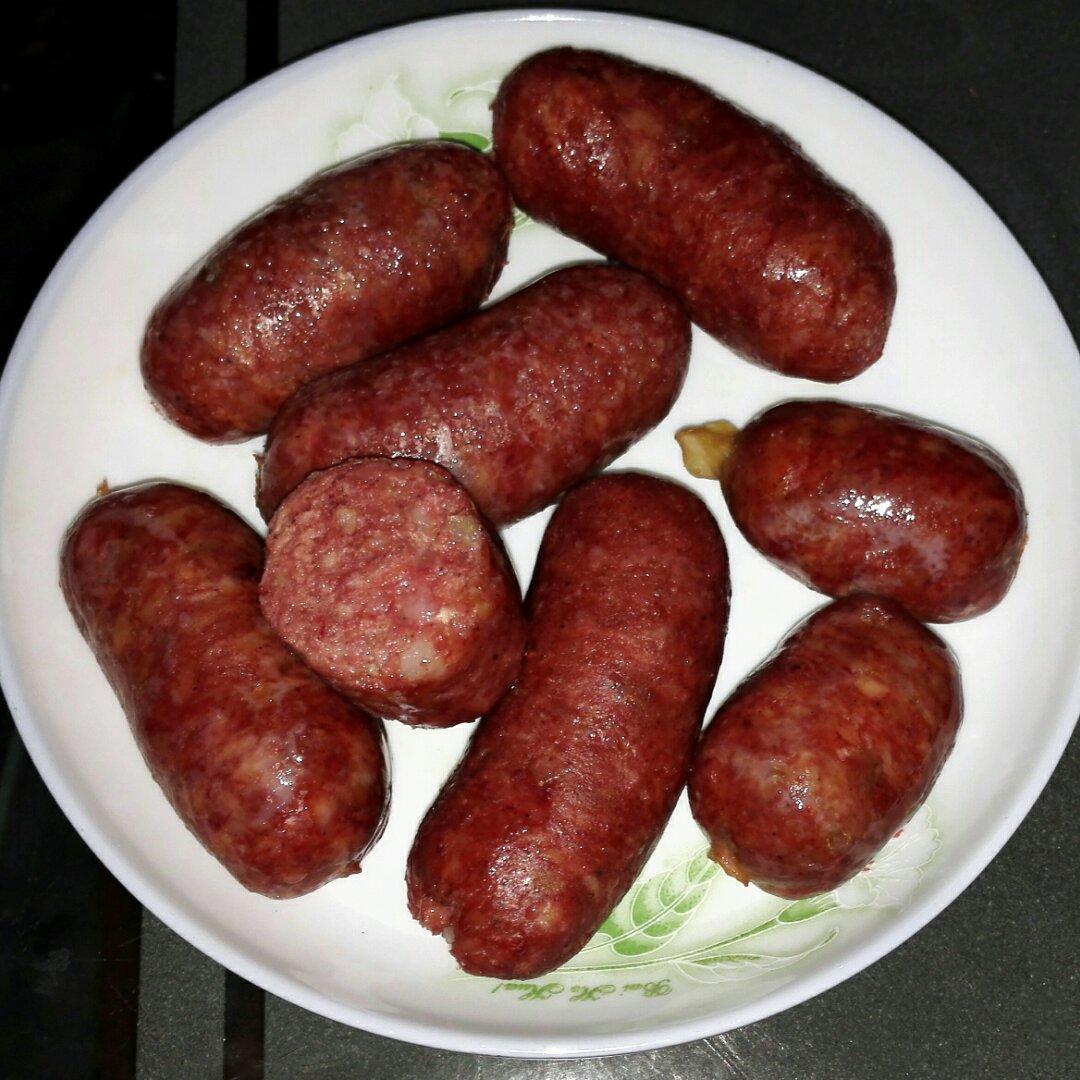 自制健康美味の 台式香甜味/黑胡椒味脆皮肠
