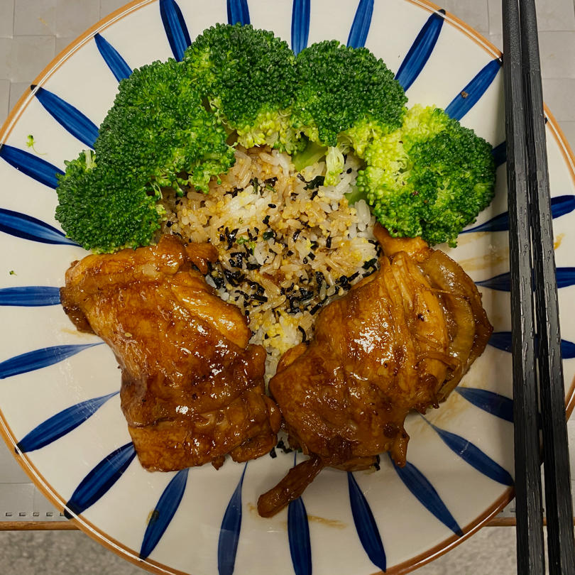 照烧鸡腿饭