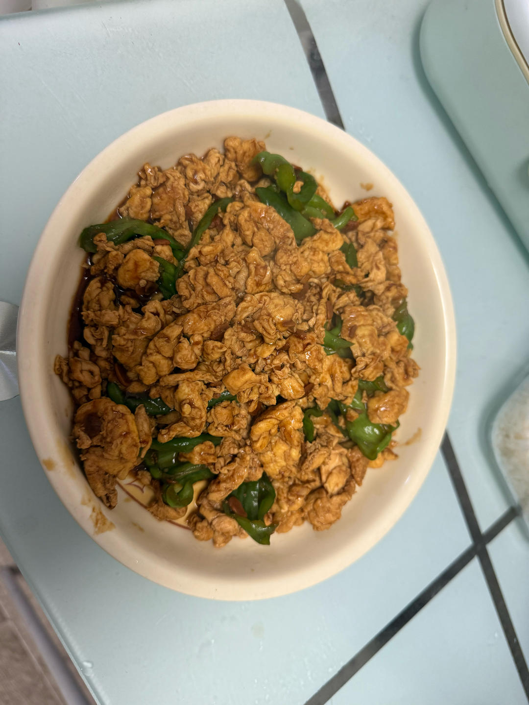 超级下饭的青椒炒鸡蛋