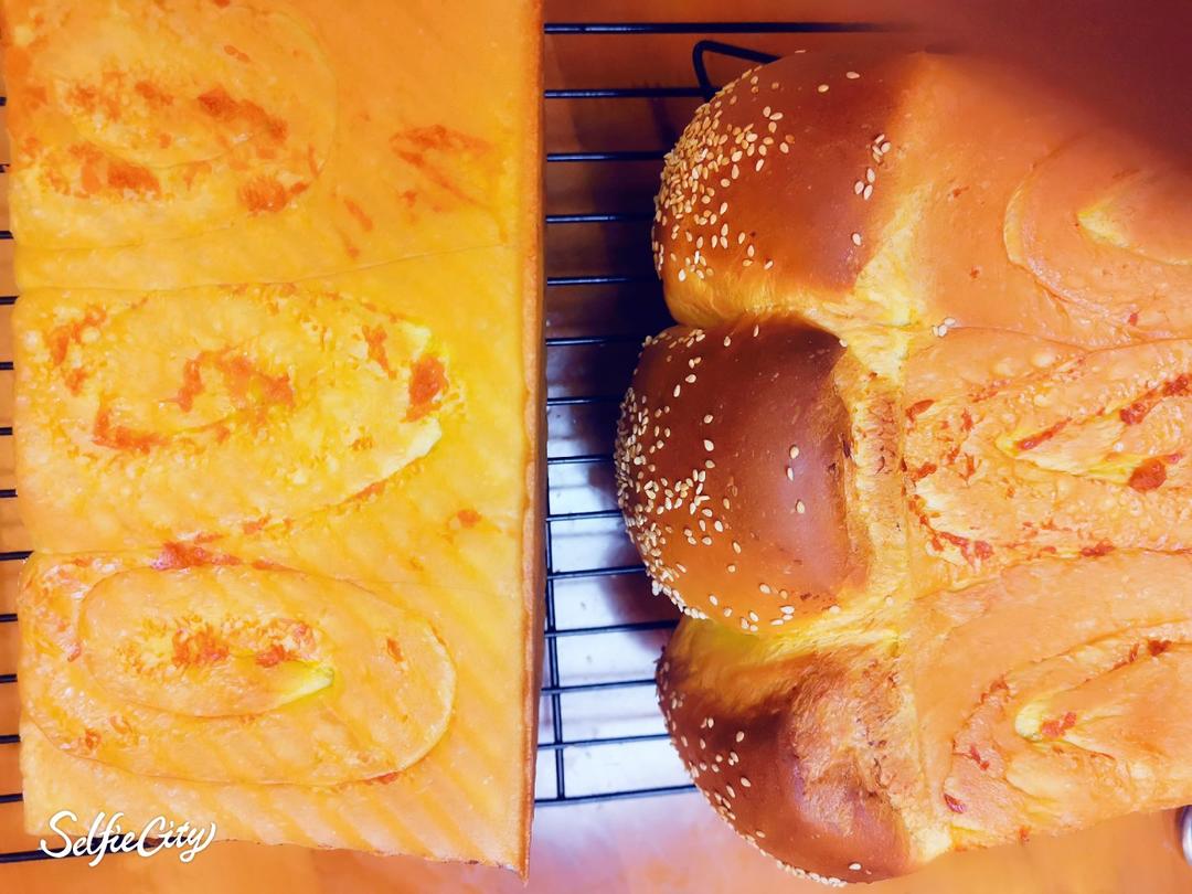 🎃double大伯南瓜（乳酪）吐司|金秋的颜色