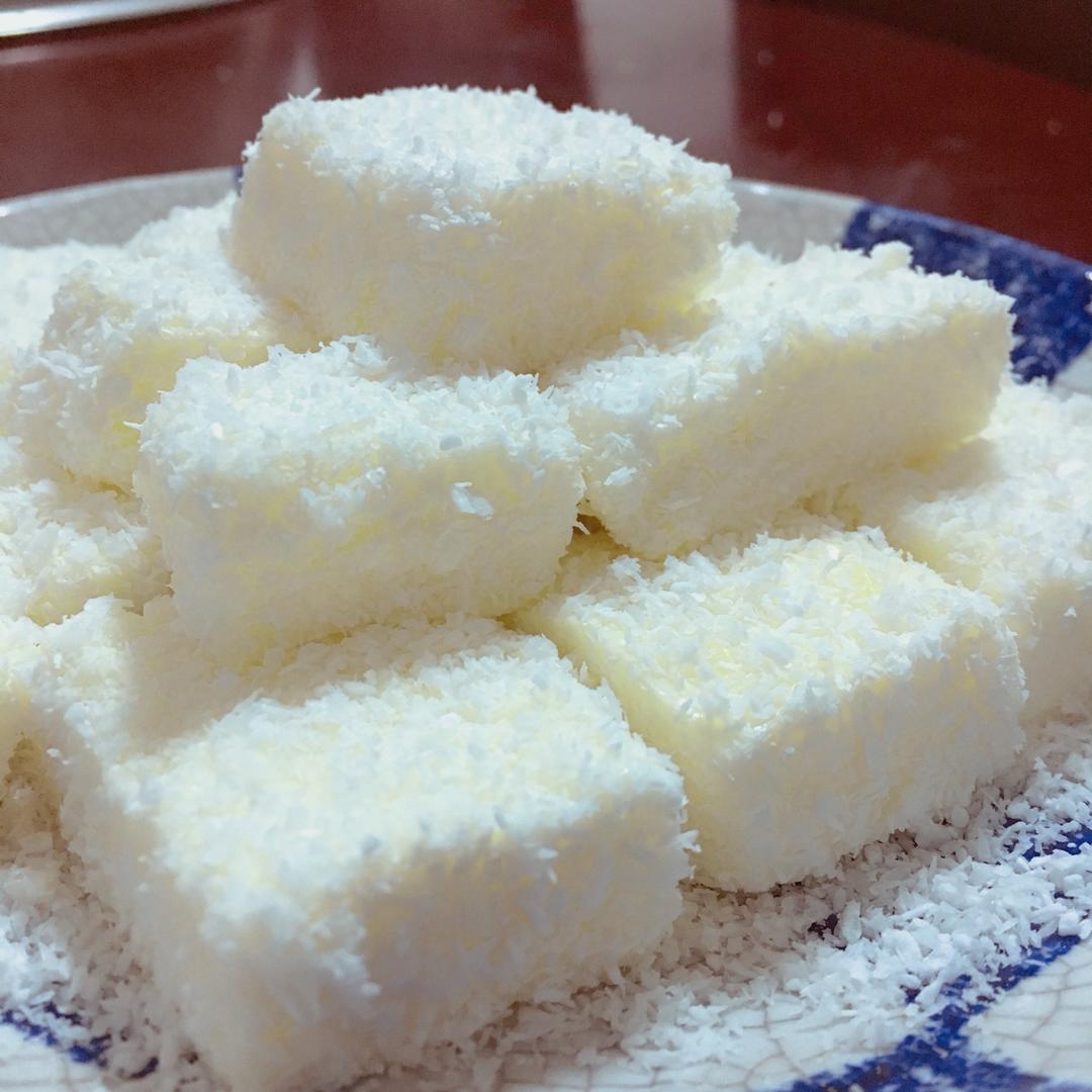 椰蓉牛奶小方-无淡奶油健康低糖