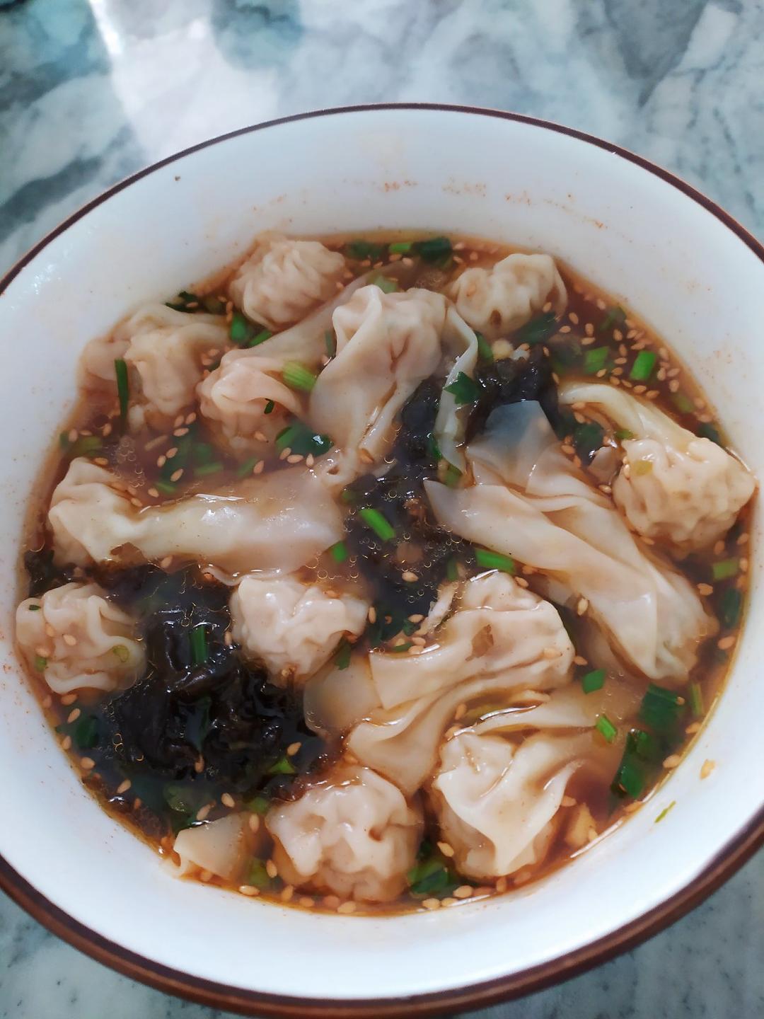 🔥好吃到汤汁都不剩❗️酸汤馄饨❗️