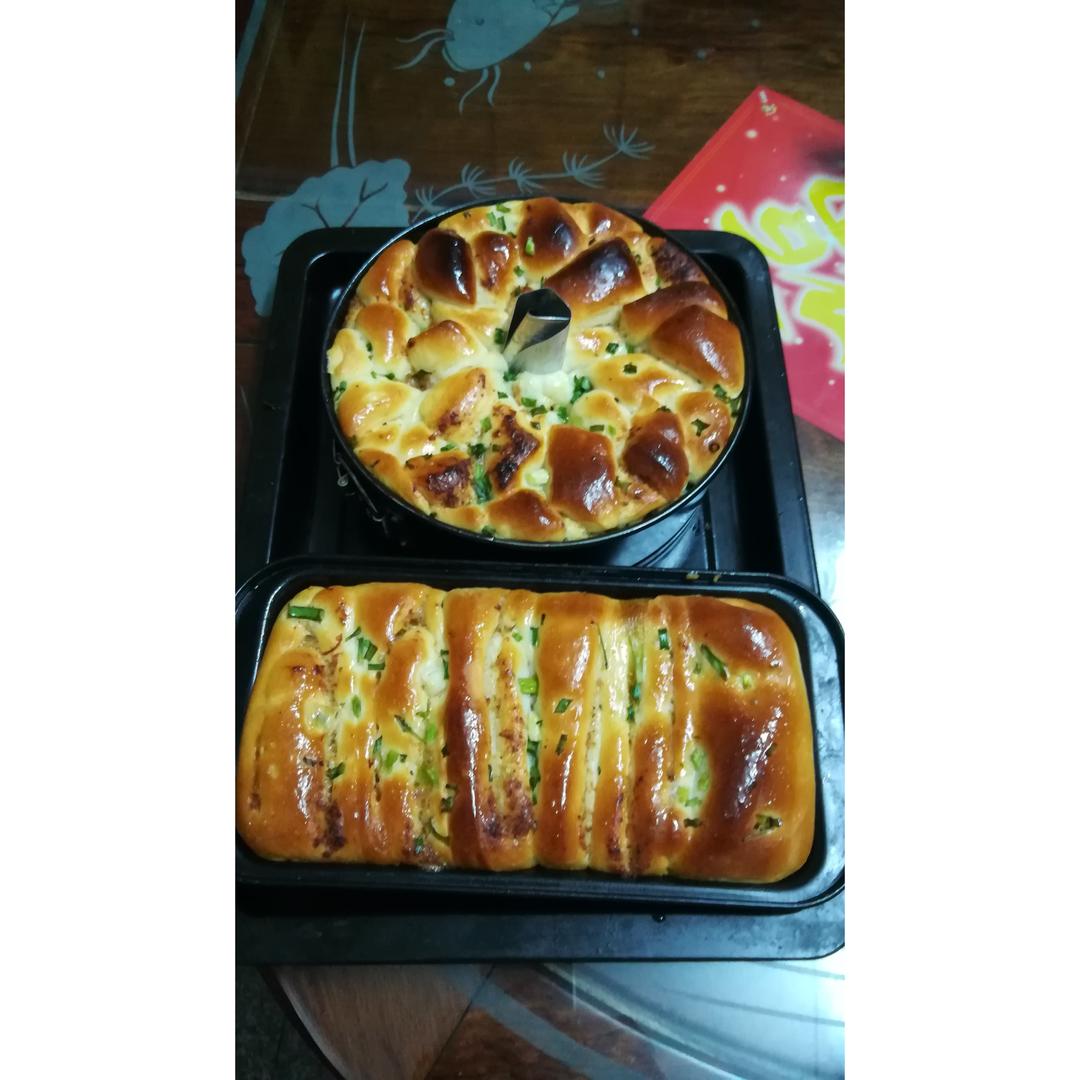 手撕千层肉松面包