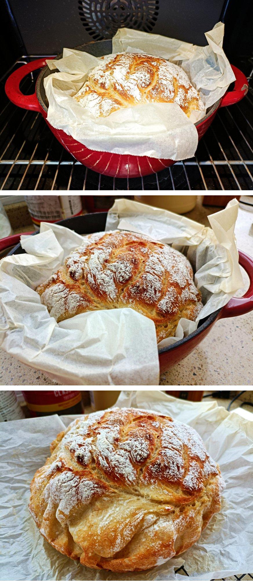 铸铁锅版低油低糖免揉欧包【不藏私】