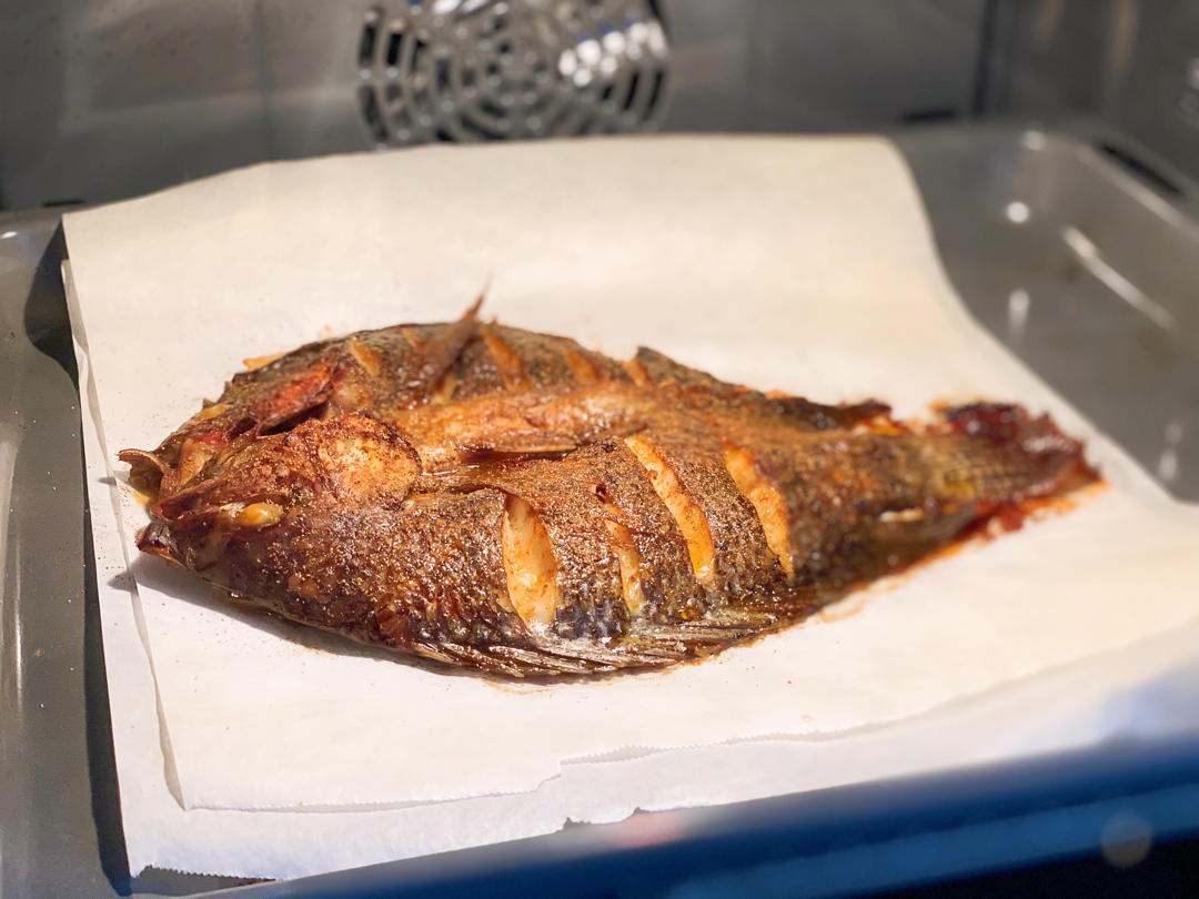 香喷喷烤罗非鱼（烤箱版）