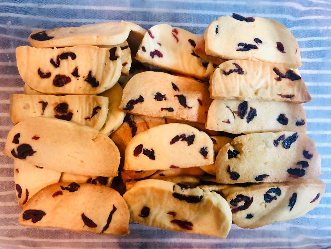 低糖少油版蔓越莓饼干