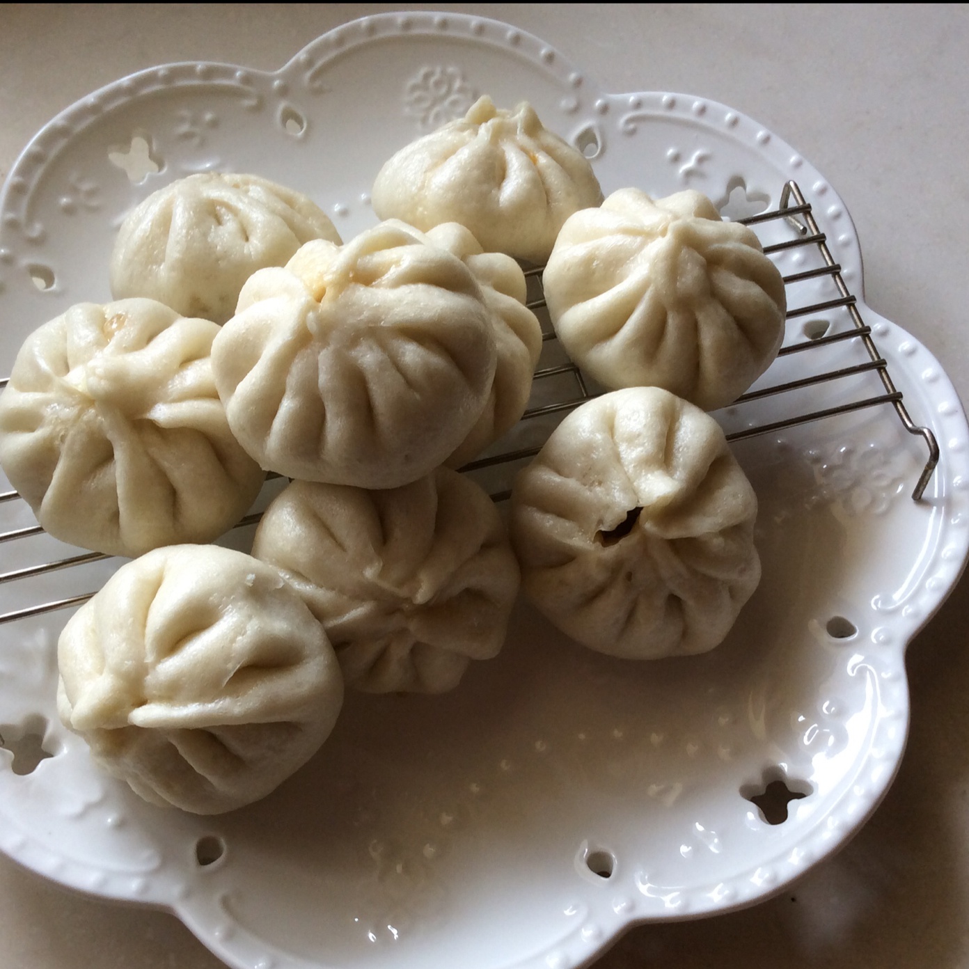 家庭手工肉馅大包子
