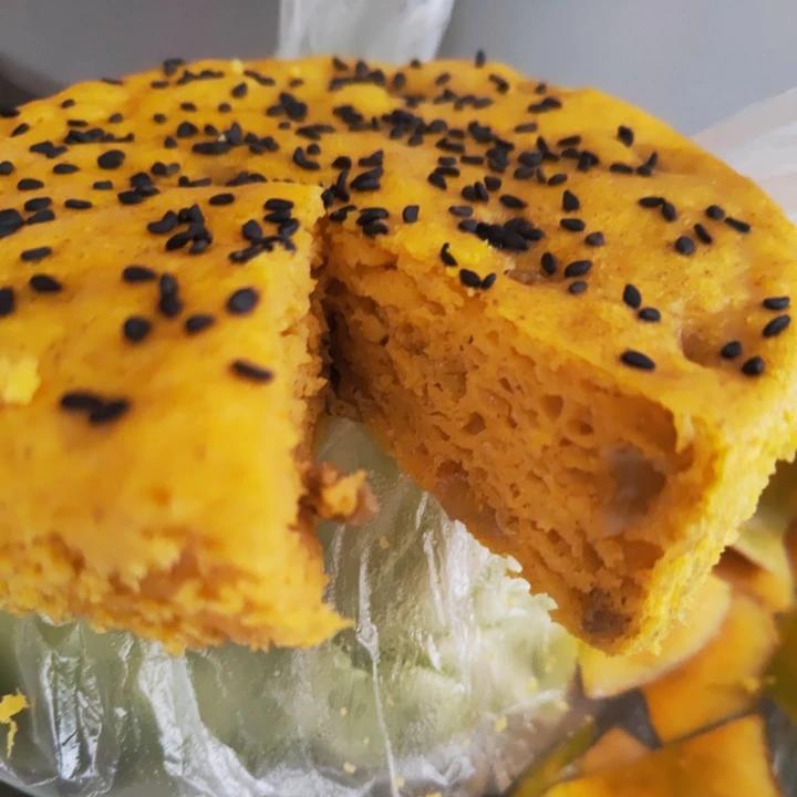 南瓜红枣小发糕