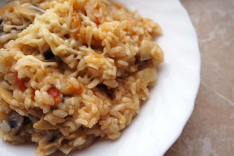 蘑菇意大利调味饭