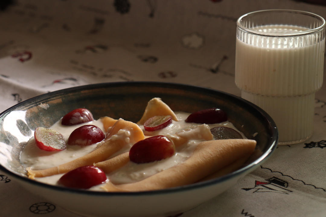 酒酿浆果全麦可丽饼【健康小食】