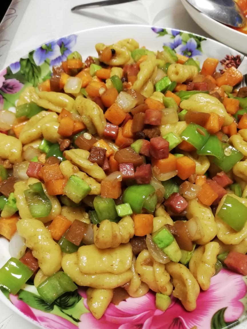 猫耳朵面的做法