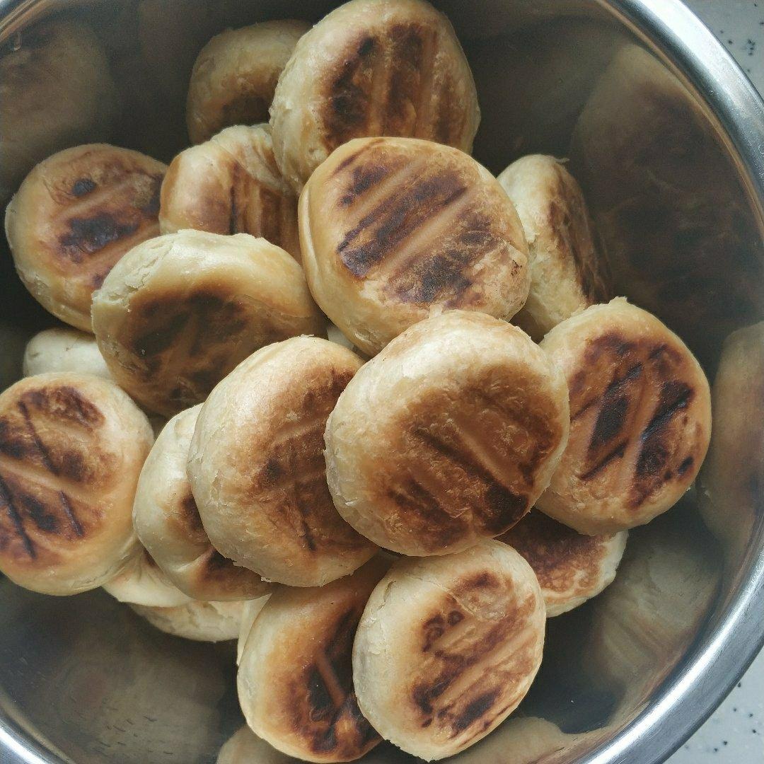 酥皮绿豆饼   酥得掉渣渣