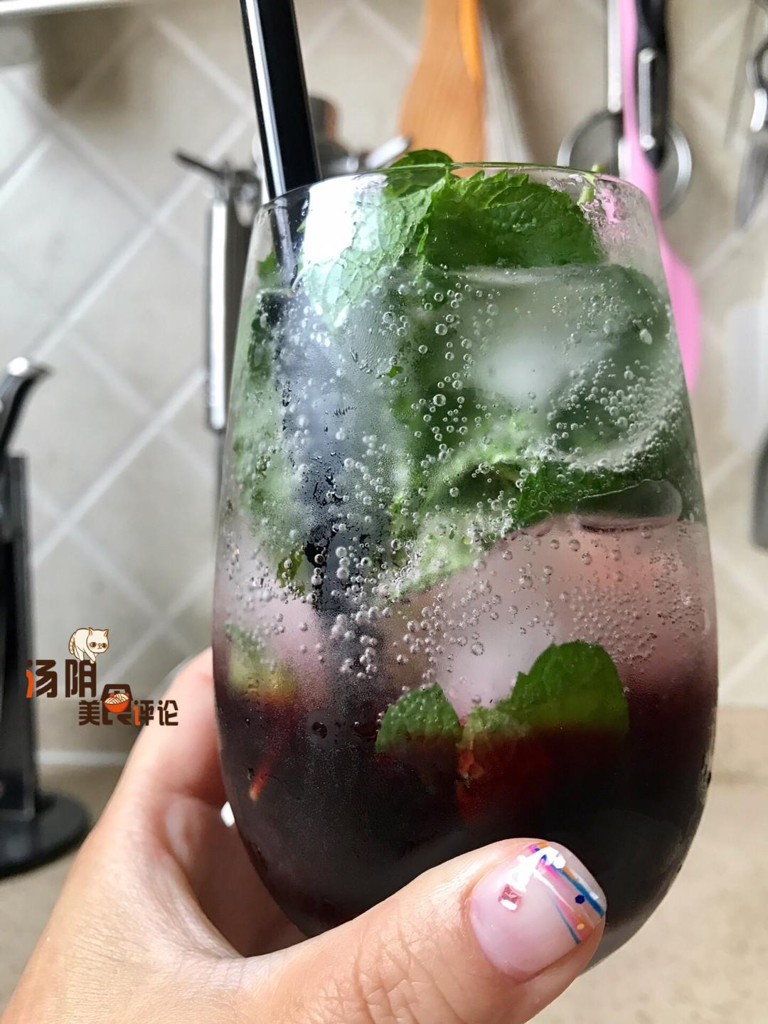 杨梅苏打水的做法