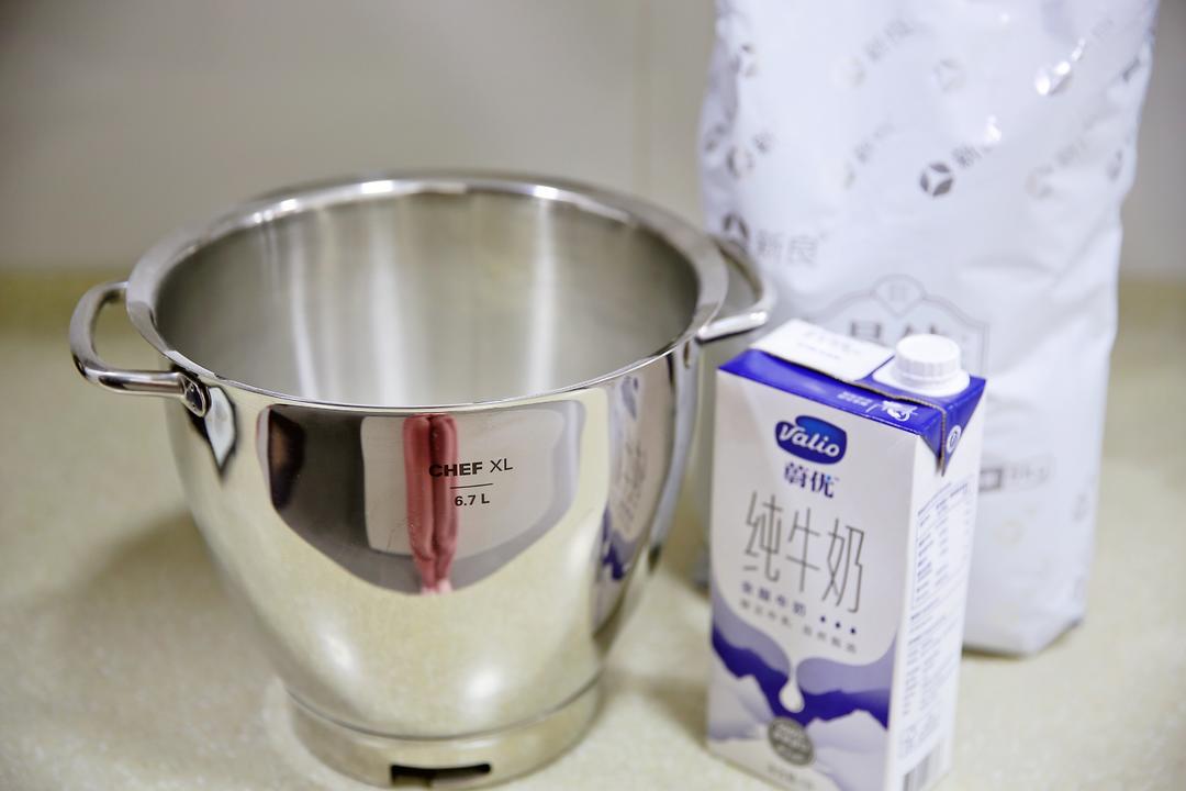 纯奶手撕吐司的做法 步骤1