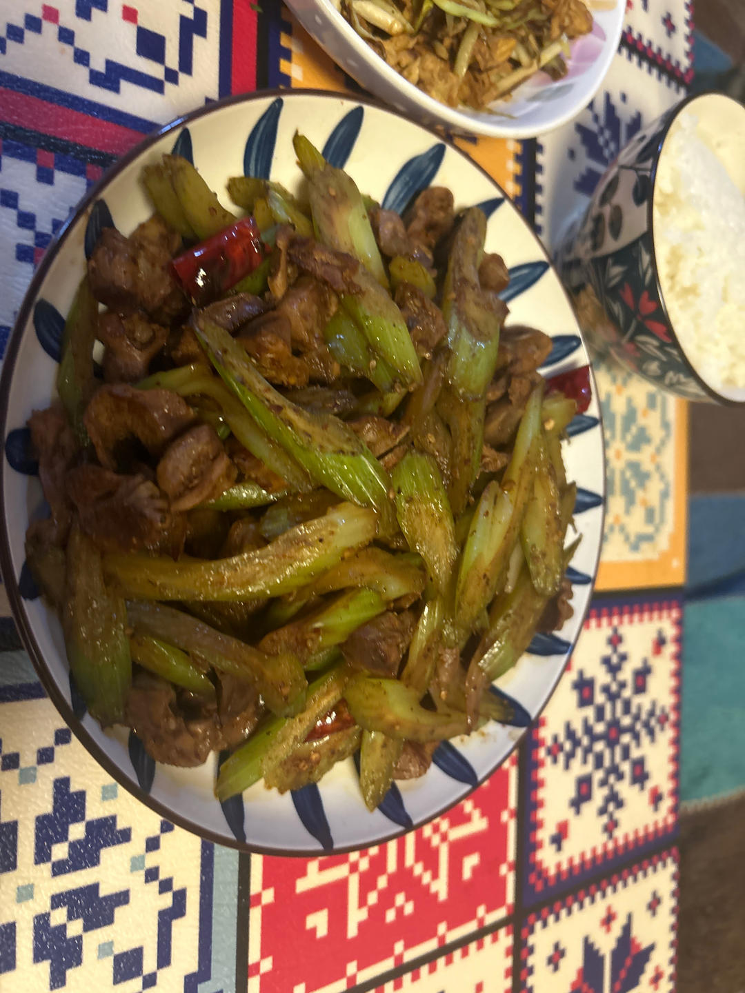 芹菜炒鸡胗