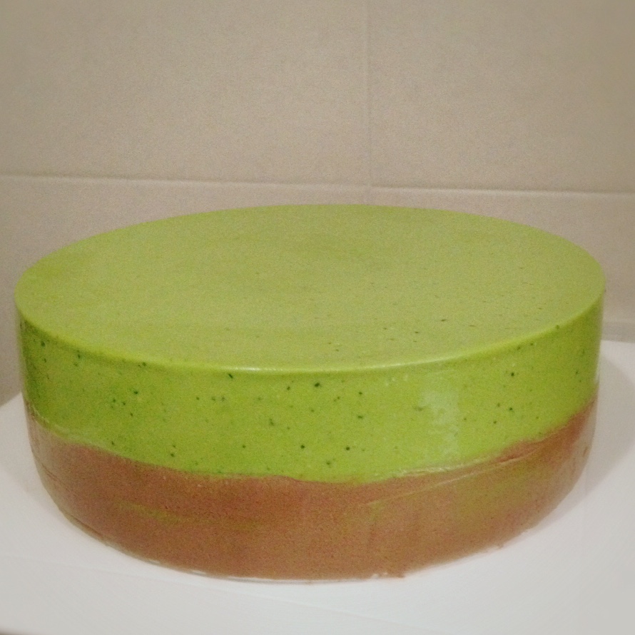 巧克力抹茶慕斯蛋糕