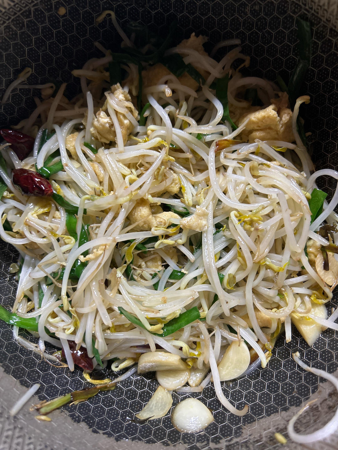 豆芽炒鸡蛋