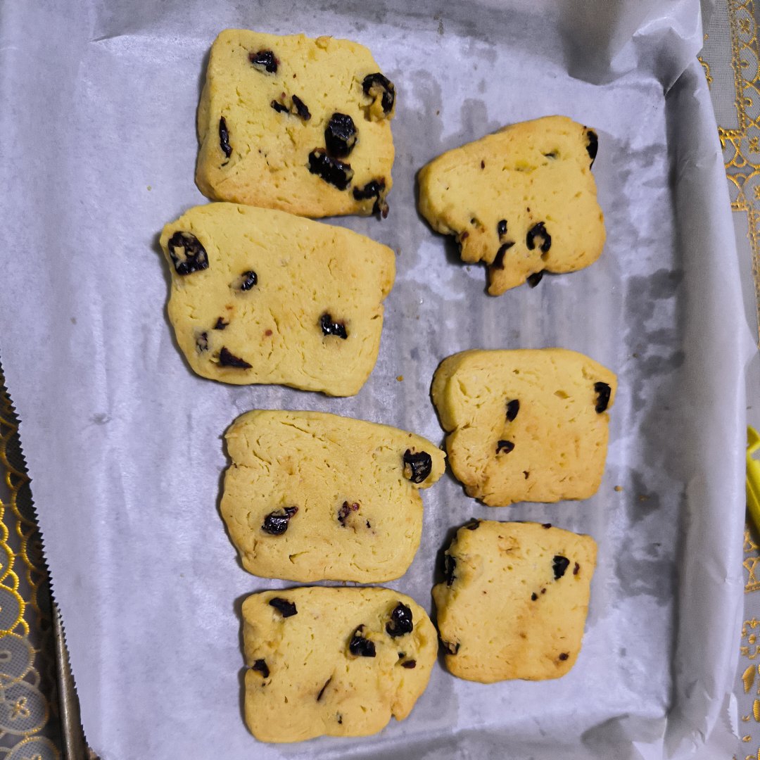 蔓越莓曲奇饼干 最最最简单的黄油饼干