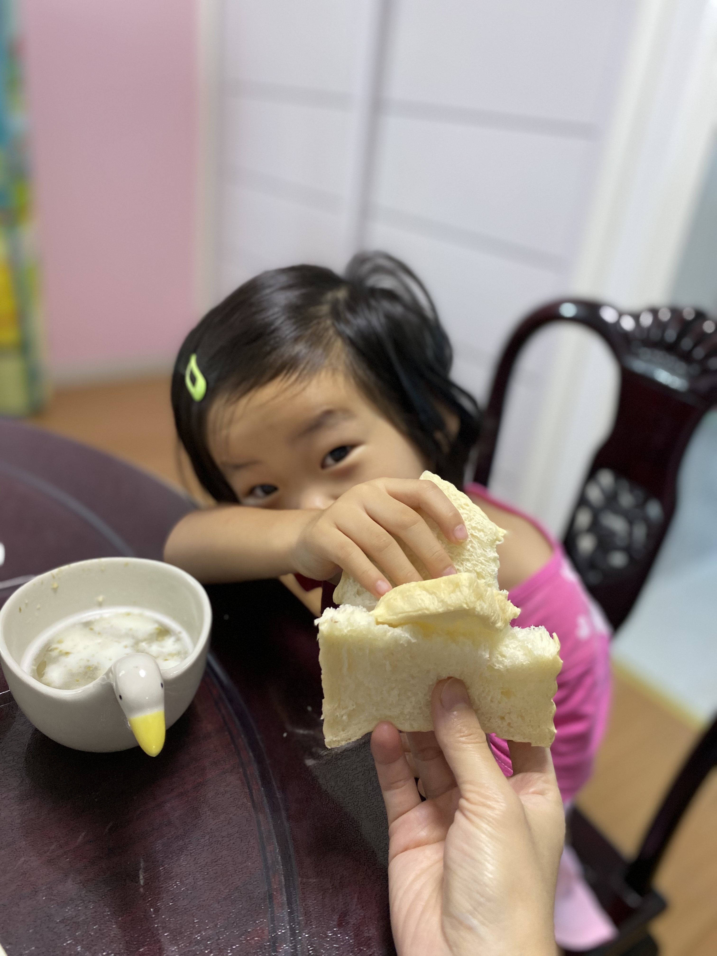 女儿喜欢的白吐司的做法