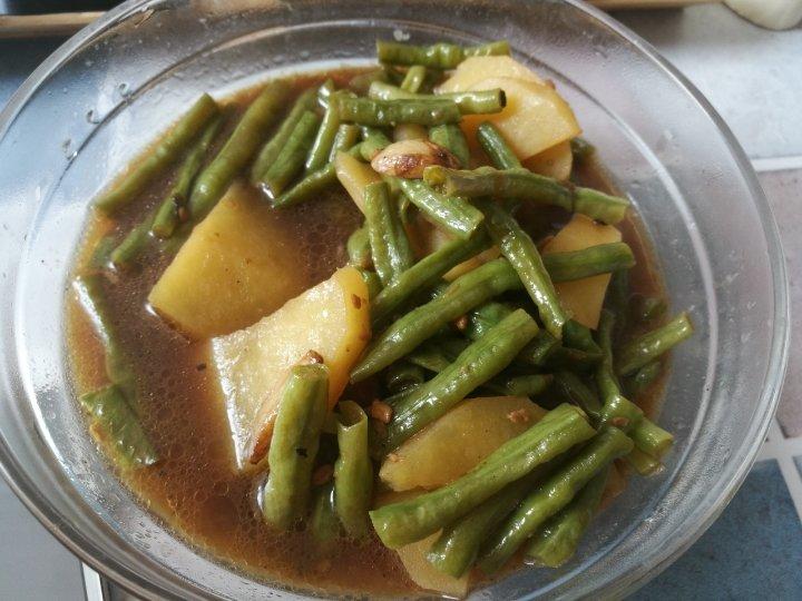 土豆炖豆角