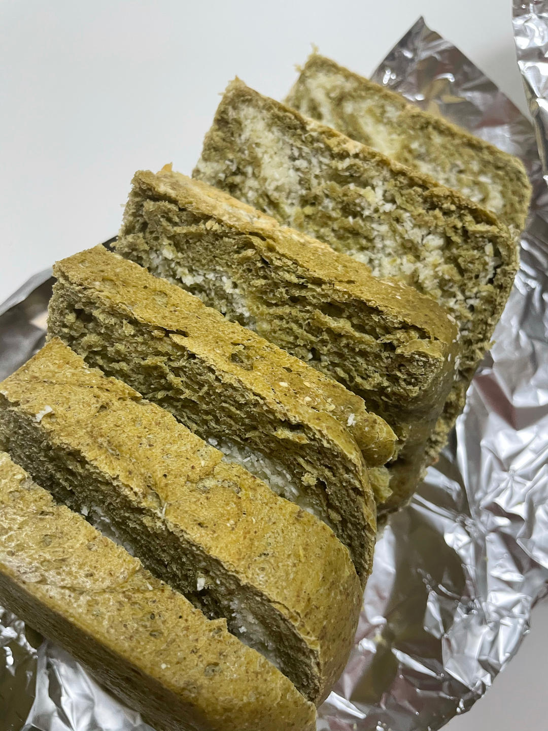 低热量抹茶全麦吐司