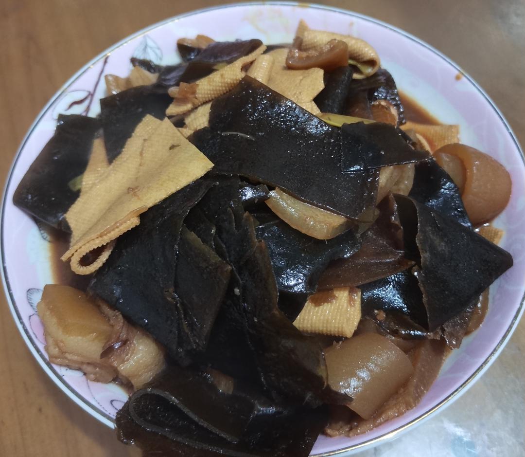 海带炖肉（软烂易消化）