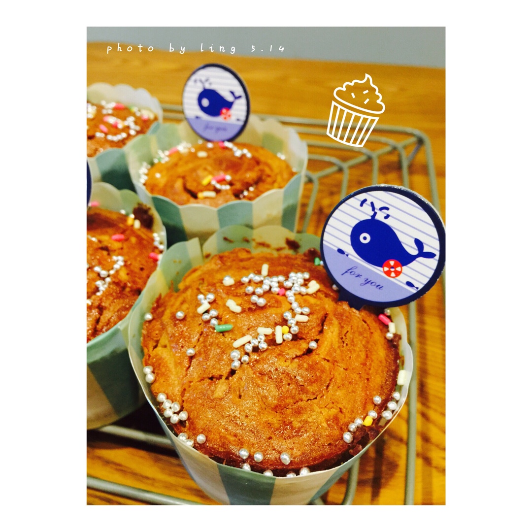 【视频食谱】太妃海盐马芬