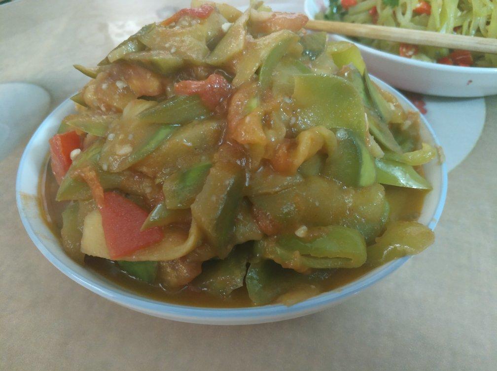 茄子炒西红柿