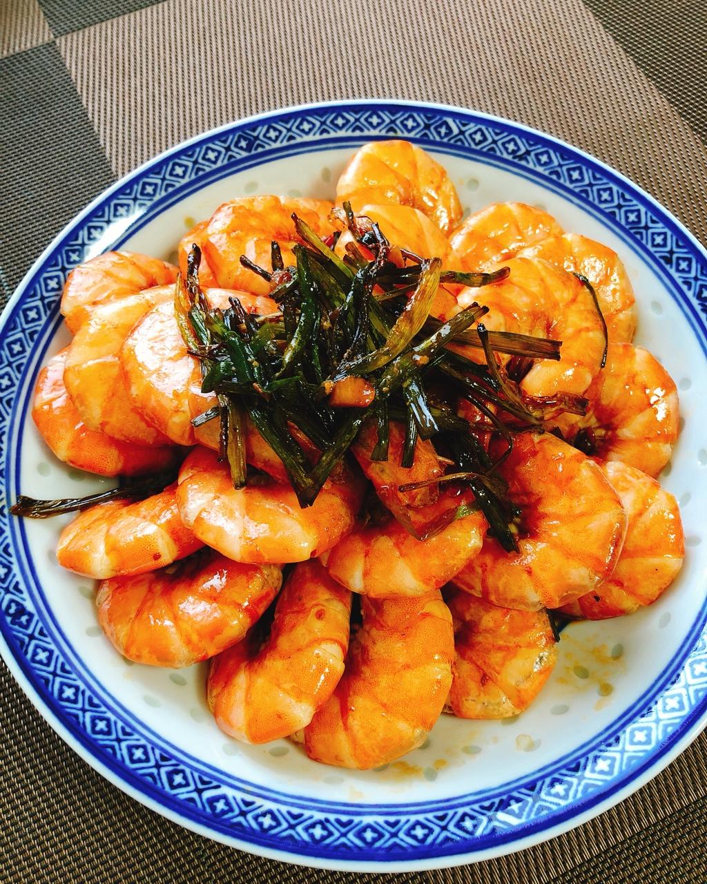 葱熇虾