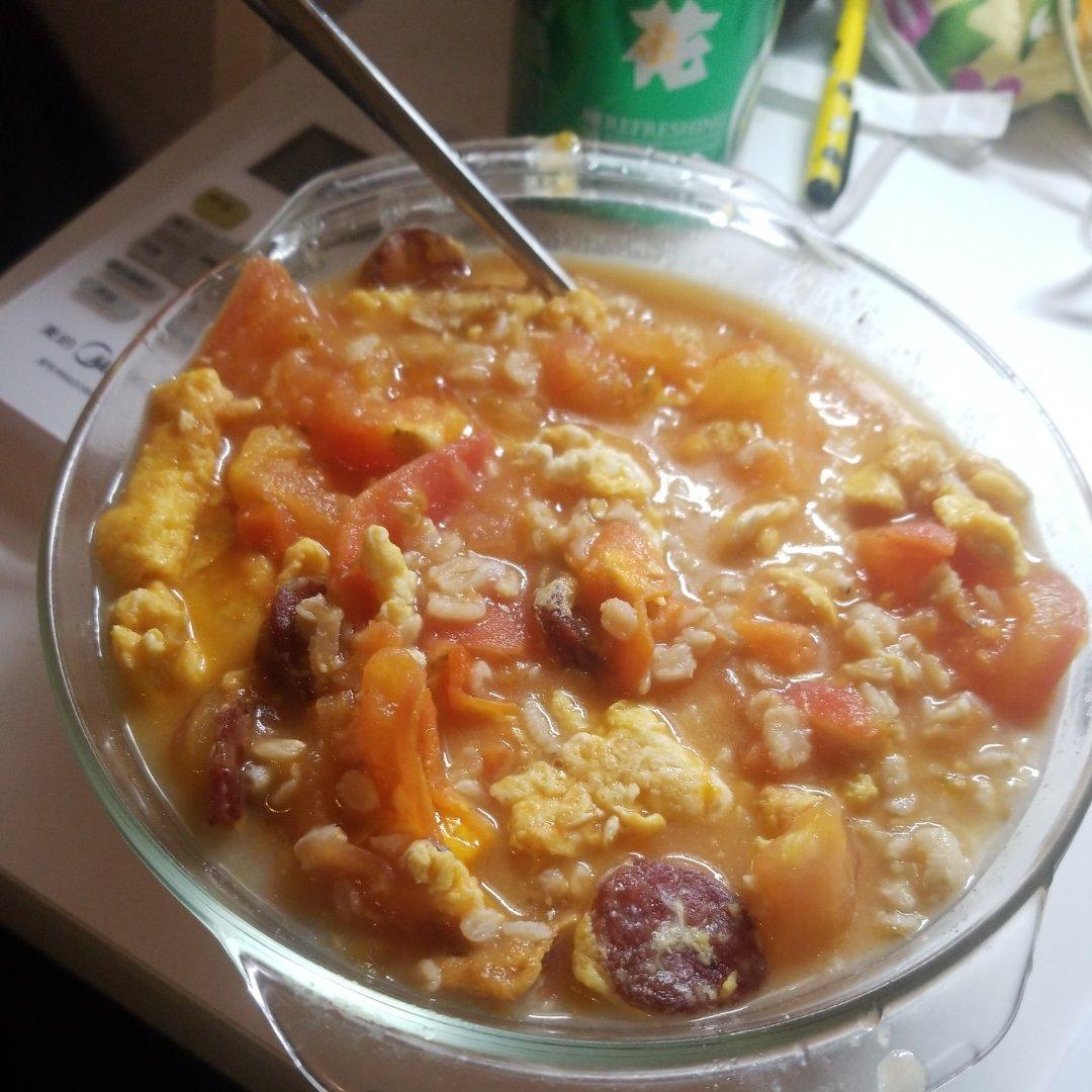 虾皮西红柿炒鸡蛋-适合儿童