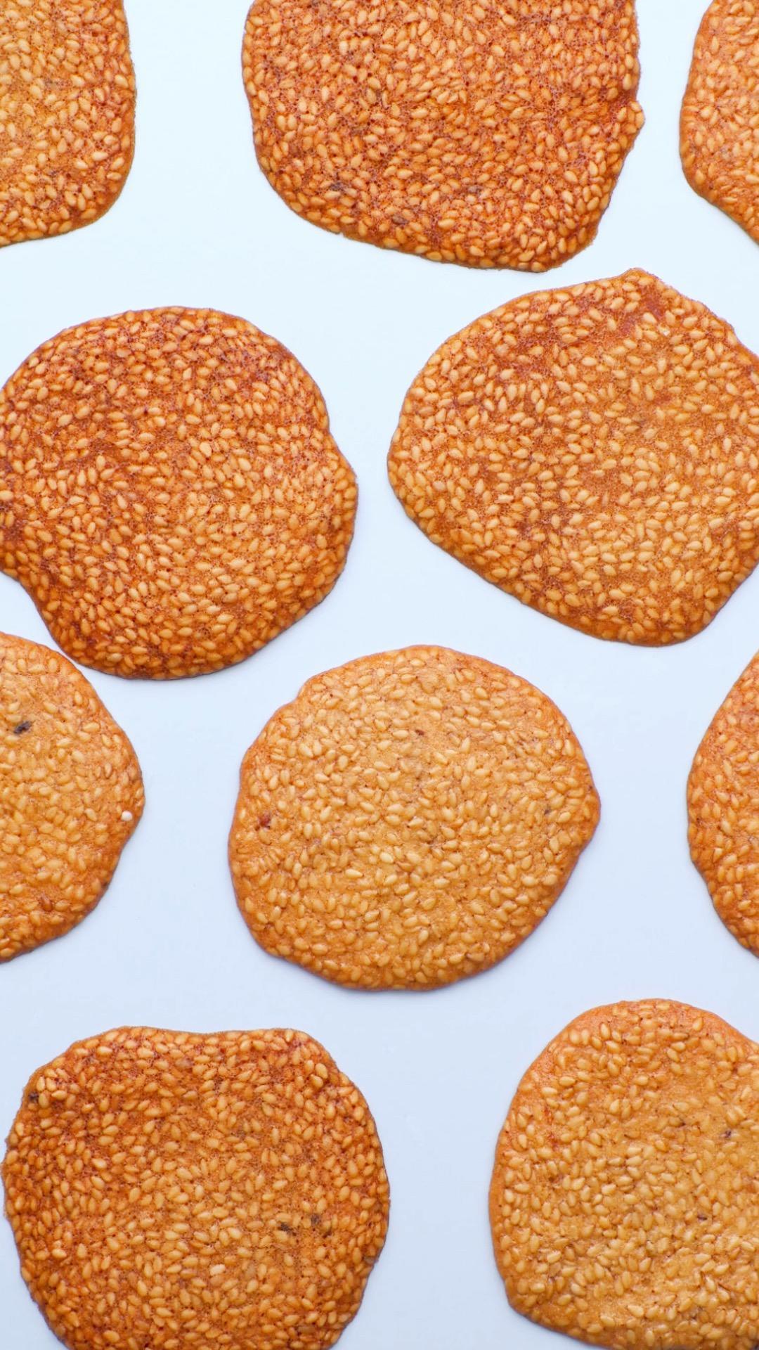 芝麻瓦片酥的做法