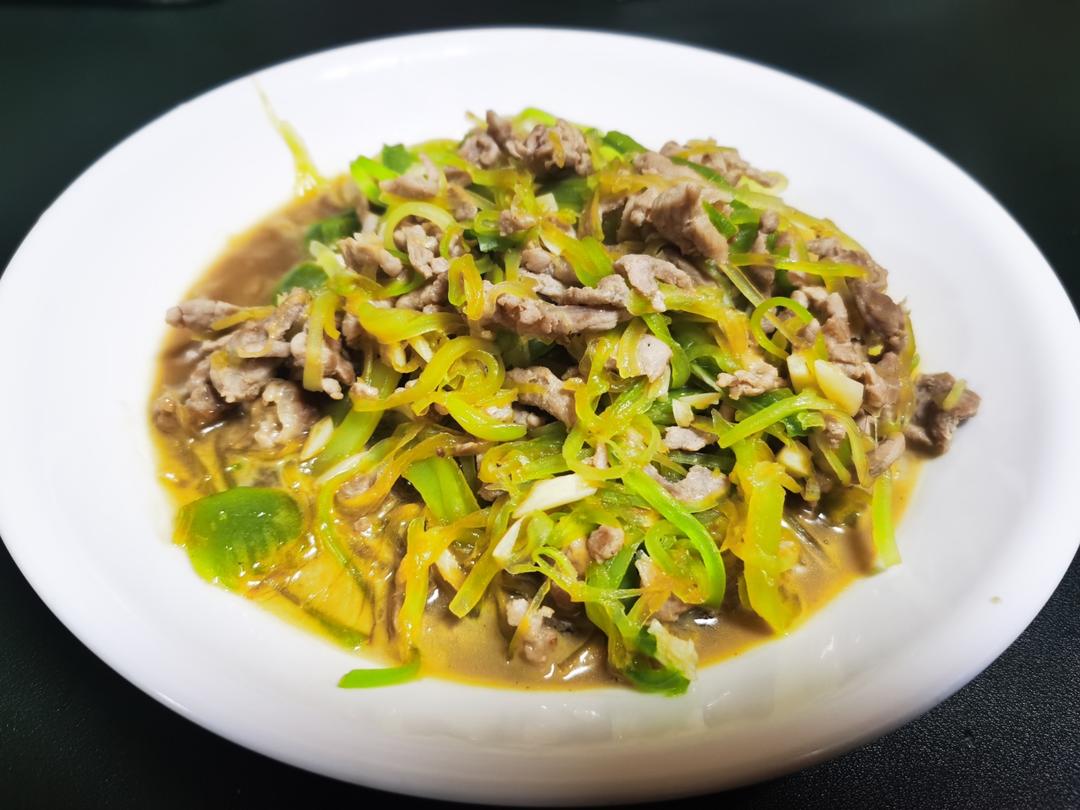 莴笋丝炒肉～小朋友的超爱