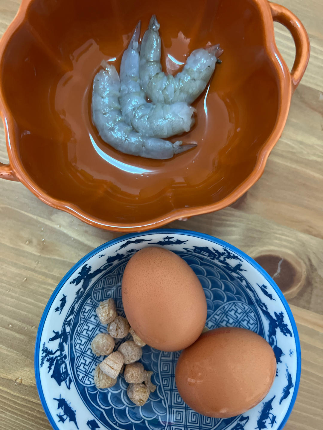 瑶柱虾仁蒸蛋羹+杂粮饭【3月北鼎蒸炖锅食谱】