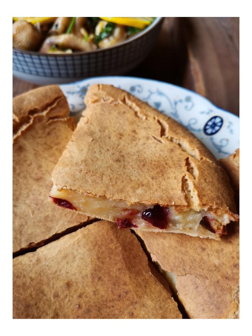 蔓越莓烤年糕（糯米粉版）