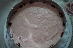 草莓慕斯蛋糕（6寸）的做法 步骤10