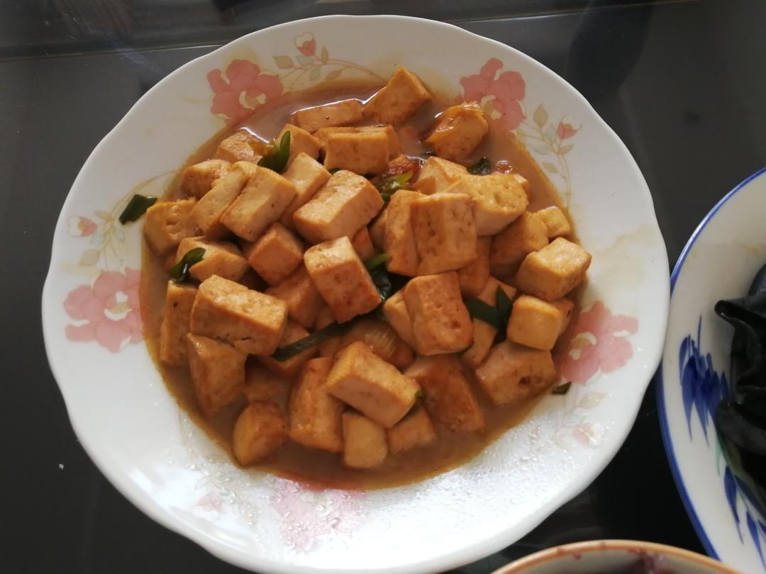 好吃的葱烧豆腐