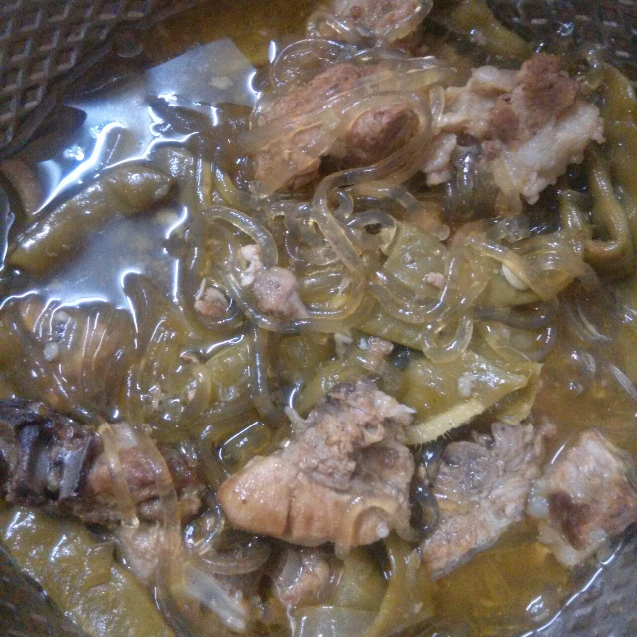 豆角炖排骨