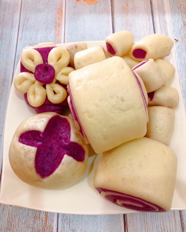 花样馒头之紫薯馒头/紫薯面包