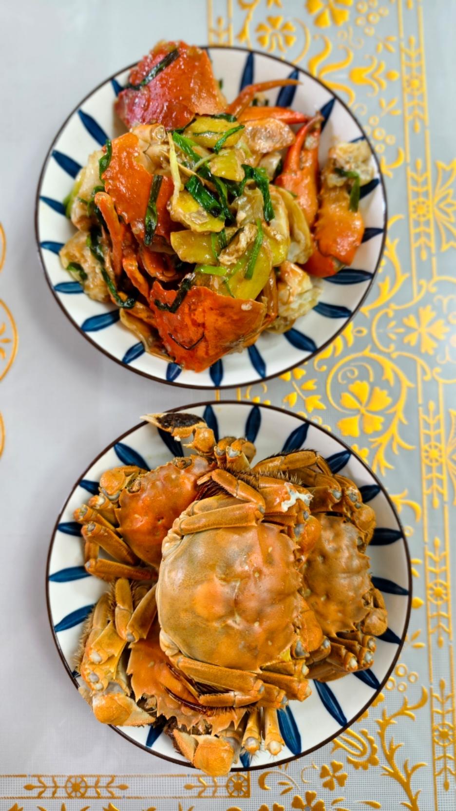 姜葱炒肉蟹
