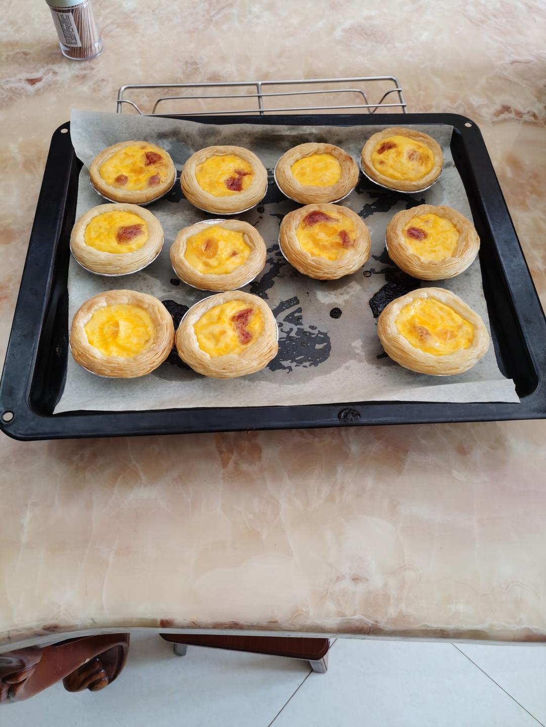 超嫩滑的葡式蛋挞(全蛋版)新手友好『秒杀KFC』
