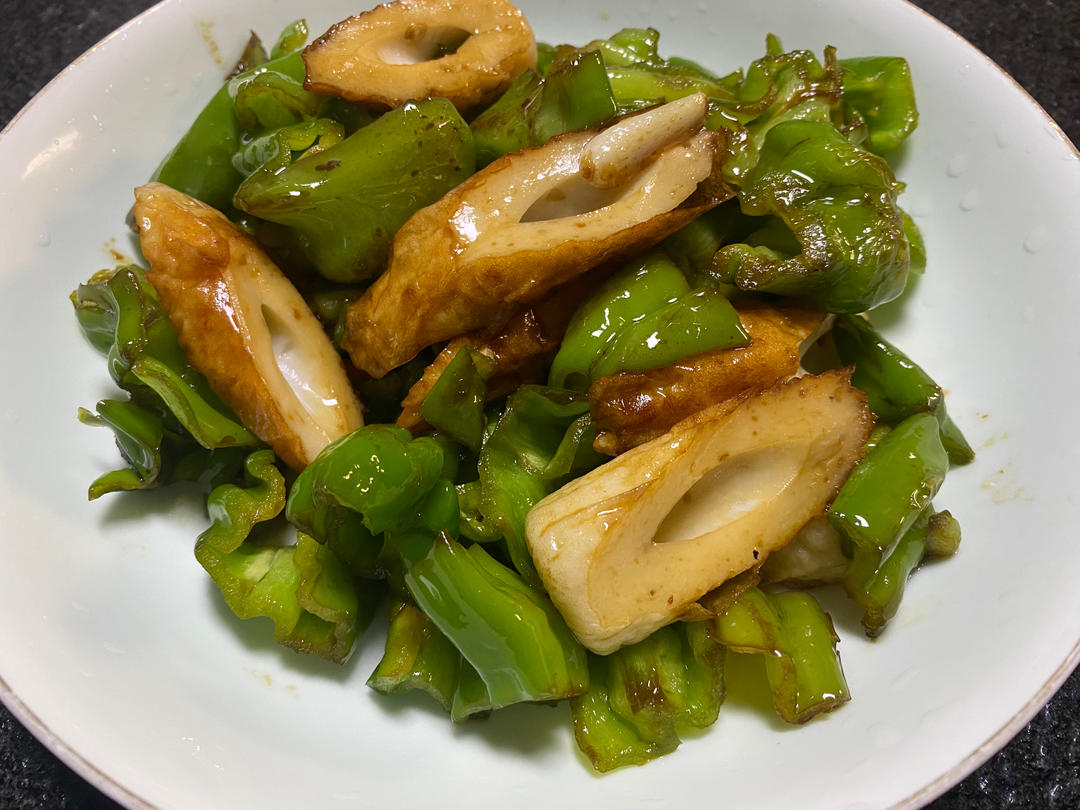 干煸鱼竹轮高知小辣椒